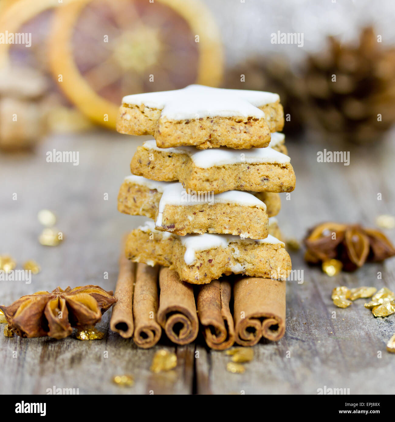 biscuits de Noël Banque D'Images