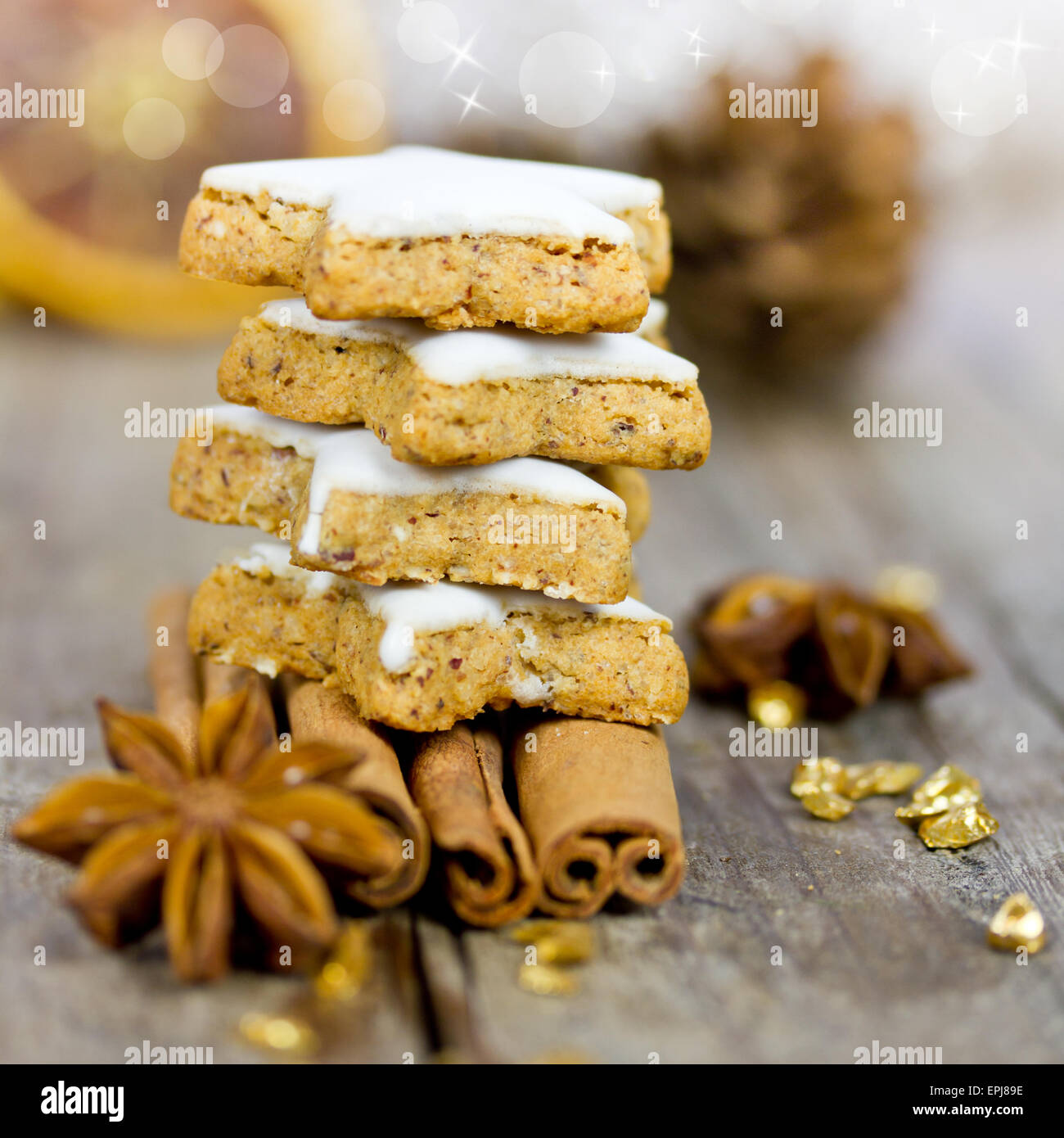 biscuits de Noël Banque D'Images