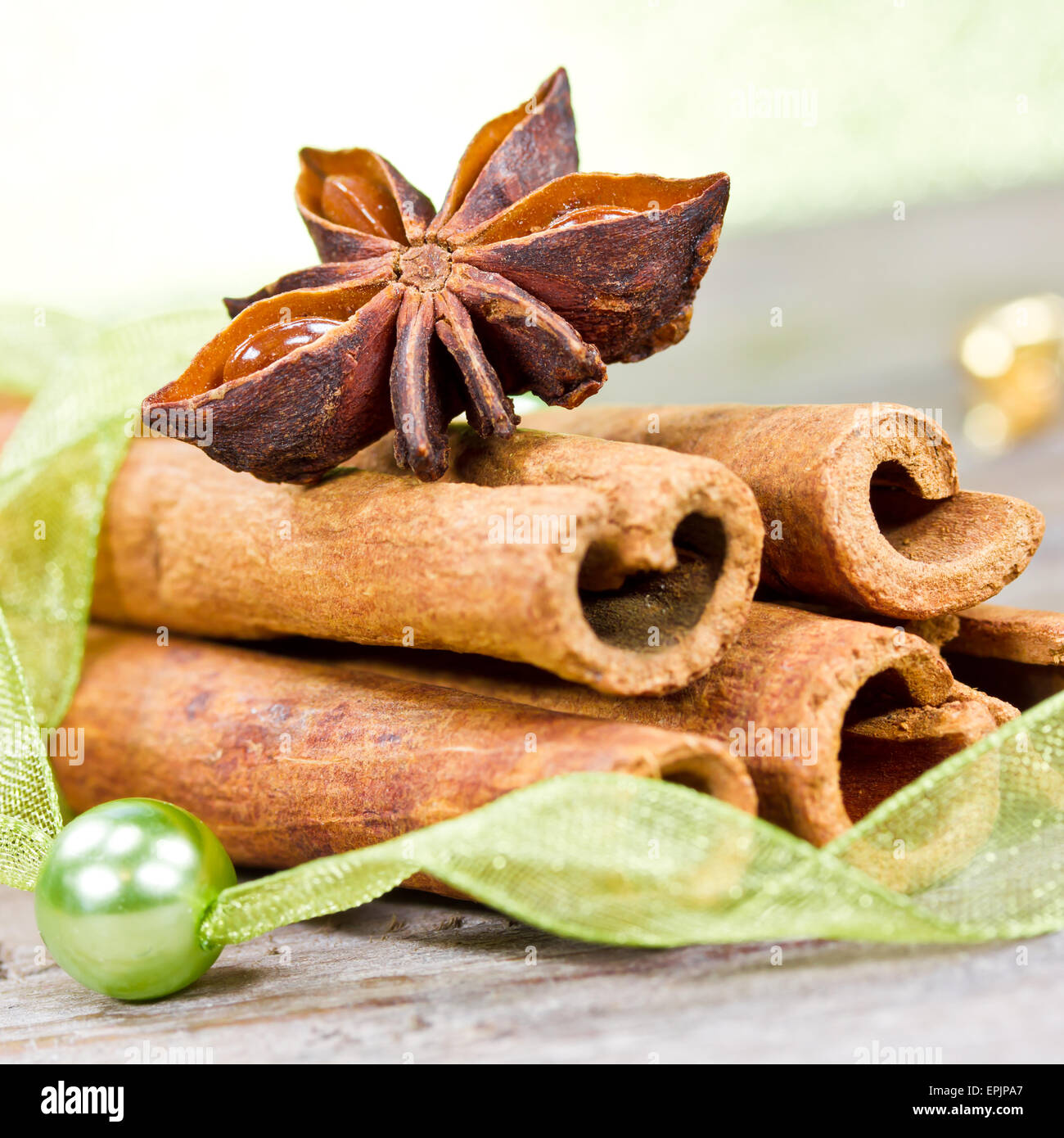 Cannelle et anis Banque D'Images