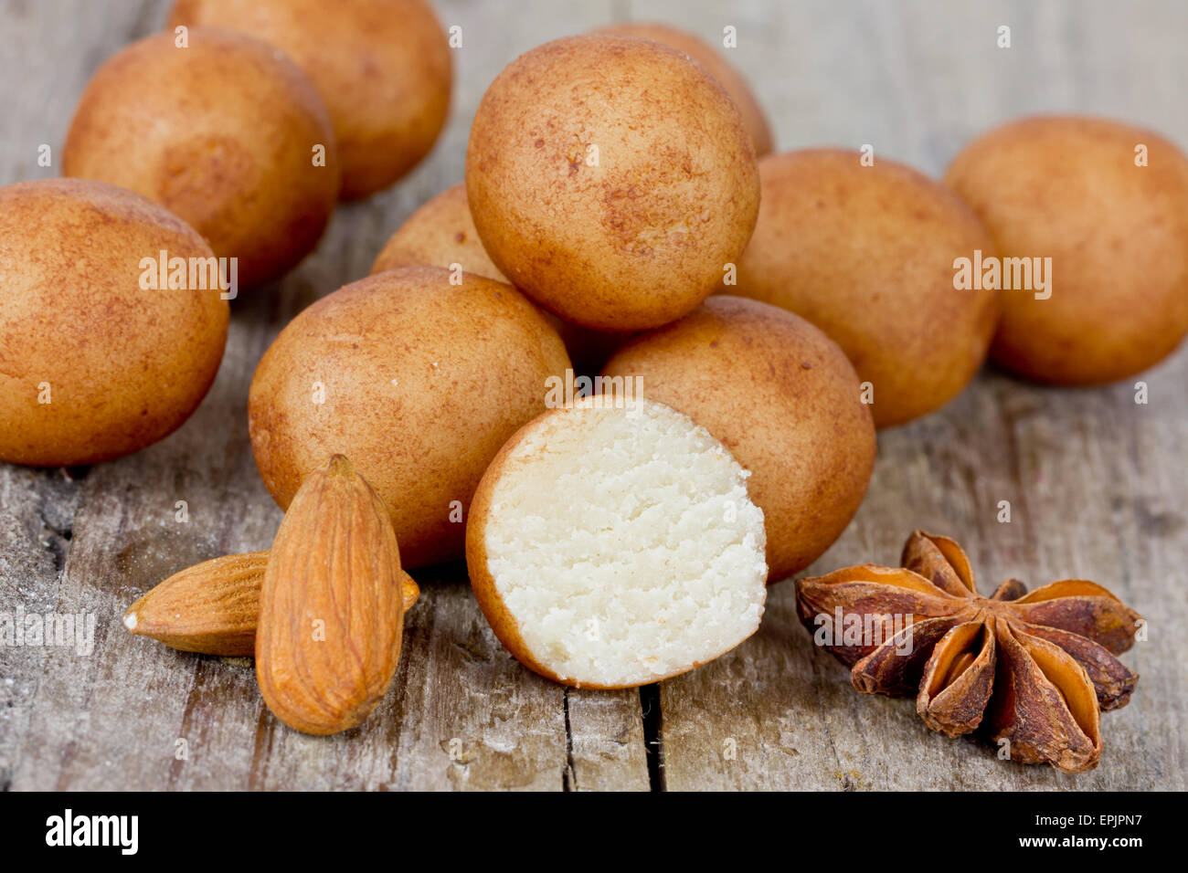 pâte d’amande Banque D'Images