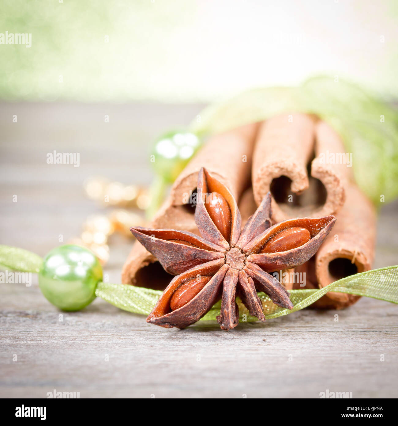 Cannelle et anis Banque D'Images