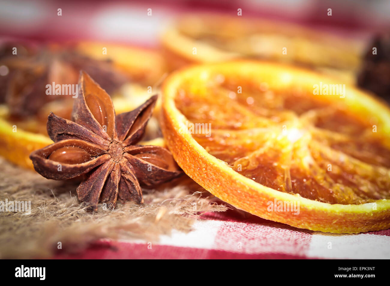 Les oranges et l'anis Banque D'Images