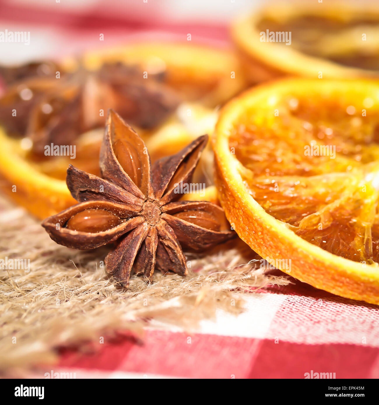 Les oranges et l'anis Banque D'Images