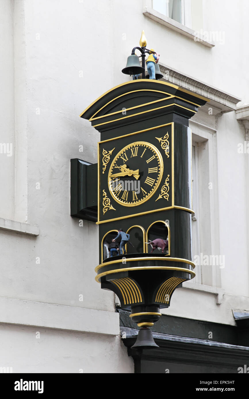 Horloge chiffres Banque D'Images