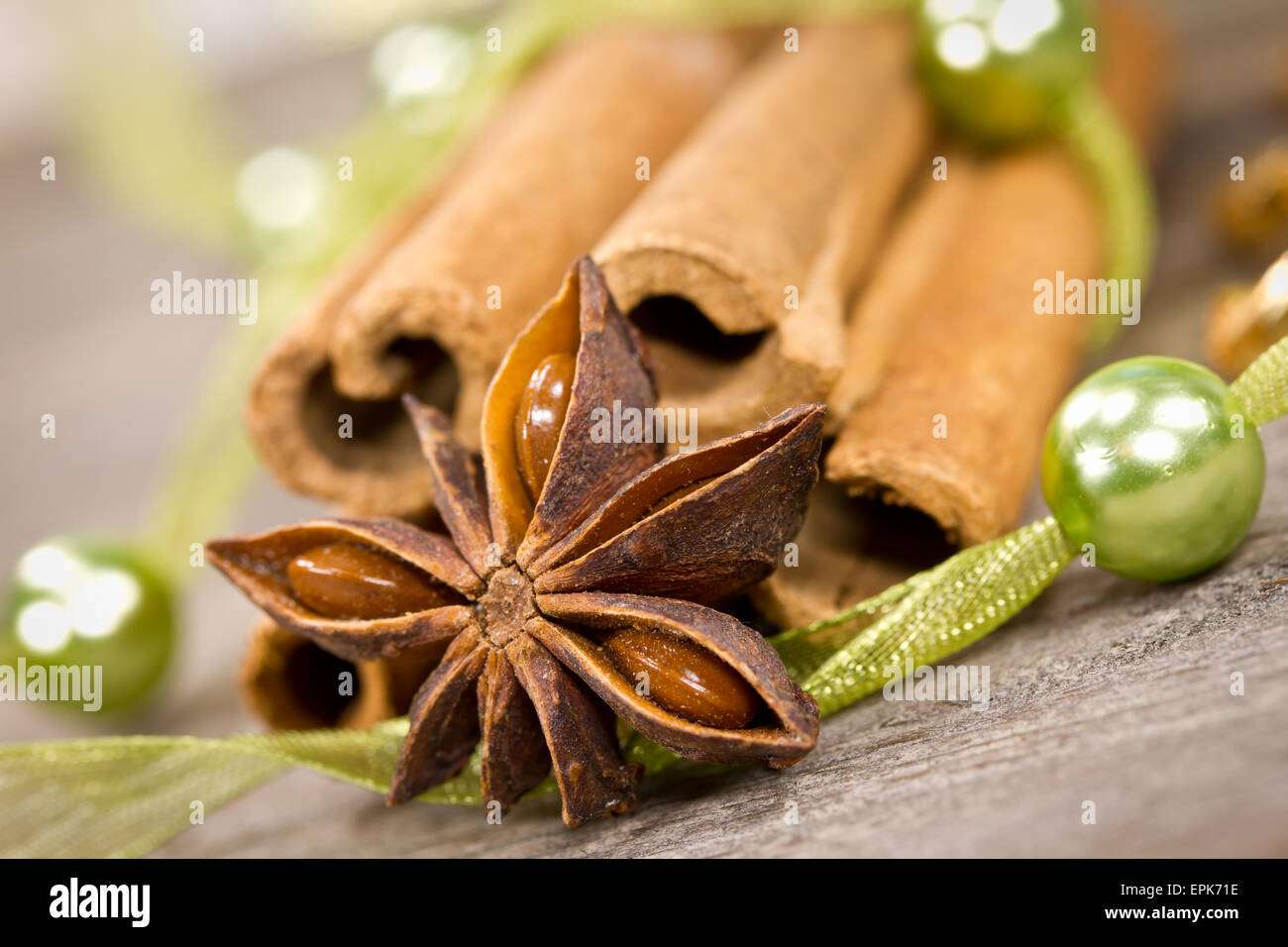 Cannelle et anis Banque D'Images
