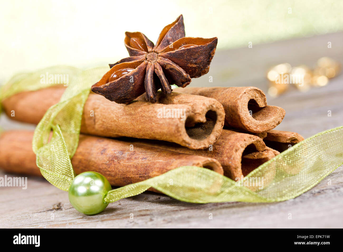 Cannelle et anis Banque D'Images
