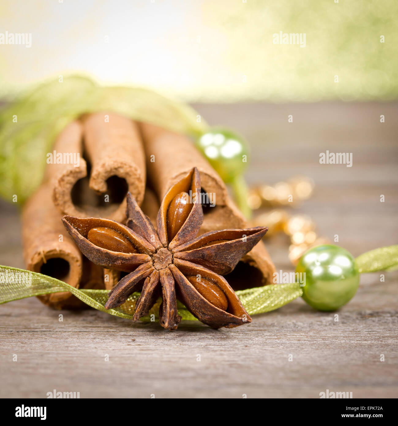 Cannelle et anis Banque D'Images