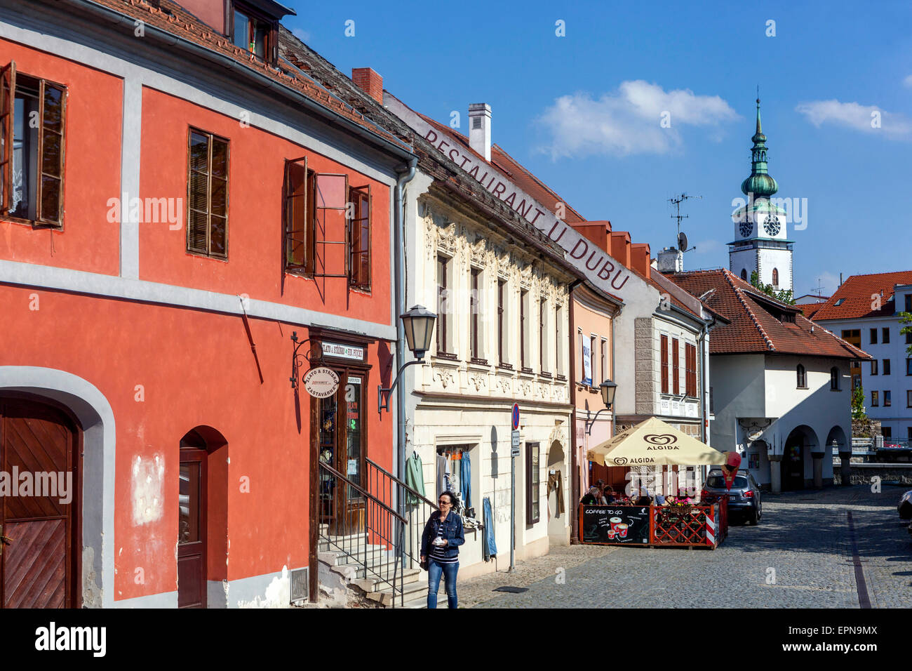 République tchèque République tchèque Trebic ville historique Quartier Juif Banque D'Images