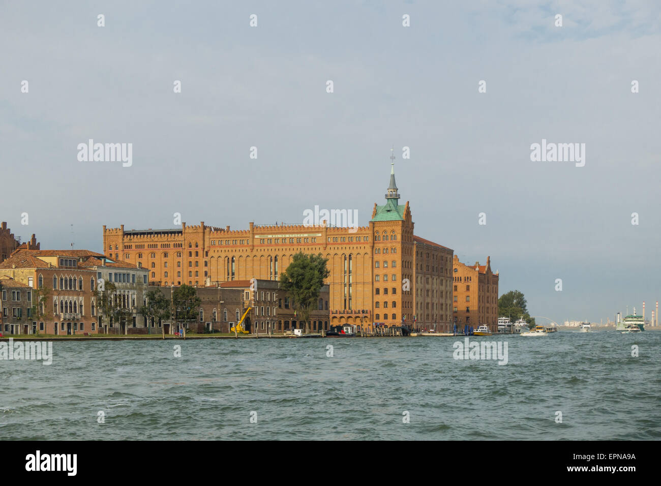 Hôtel de luxe Hilton Molino Stucky, Venise, Vénétie, Italie Banque D'Images