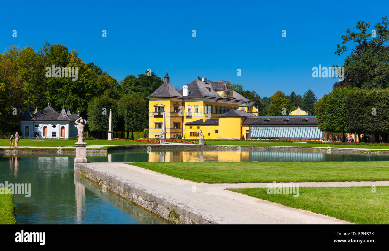 Palais Hellbrunn, près de Salzbourg, Salzbourg, Autriche Etat Banque D'Images