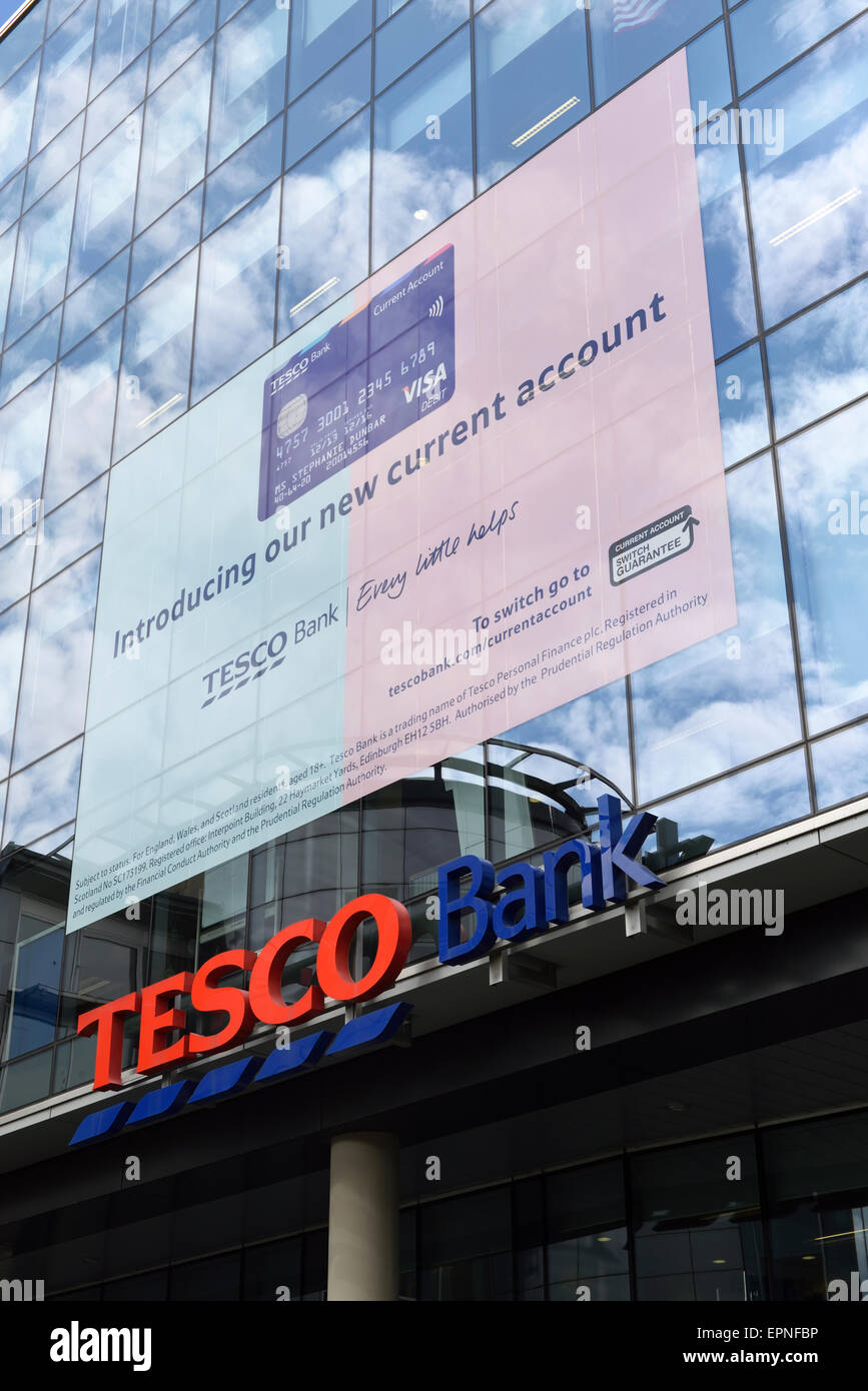 Banque Tesco Glasgow Scotland UK Banque D'Images