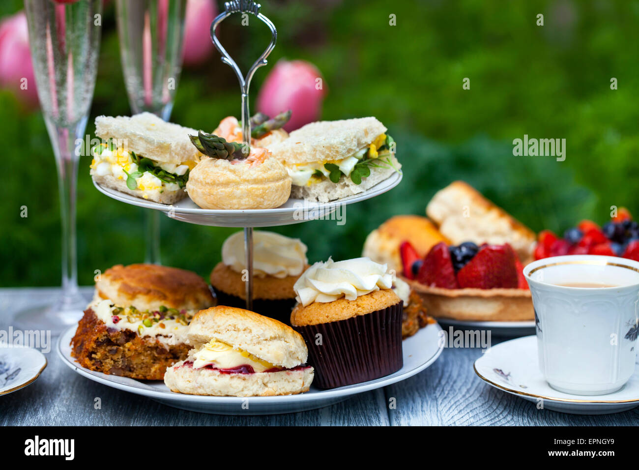 Thé de l'après midi Banque de photographies et d’images à haute