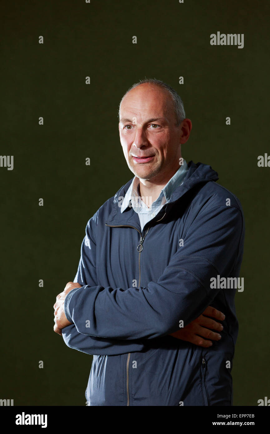 William Fotheringham Edinburgh International Book Festival 2014 photos prises à Charlotte Square Gardens. Édimbourg. Pako Mera 1 Banque D'Images