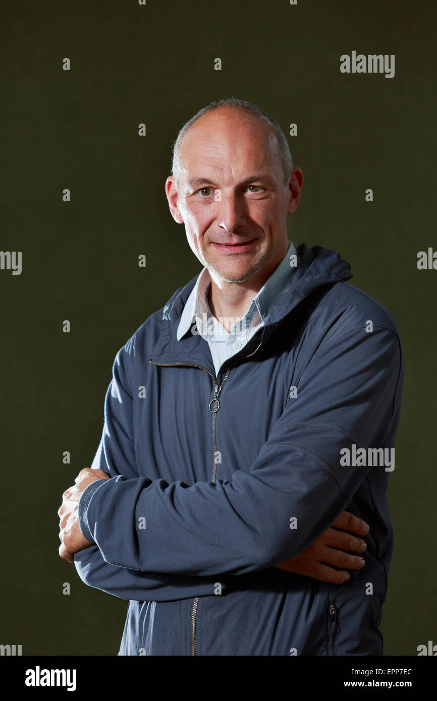 William Fotheringham Edinburgh International Book Festival 2014 photos prises à Charlotte Square Gardens. Édimbourg. Pako Mera 1 Banque D'Images
