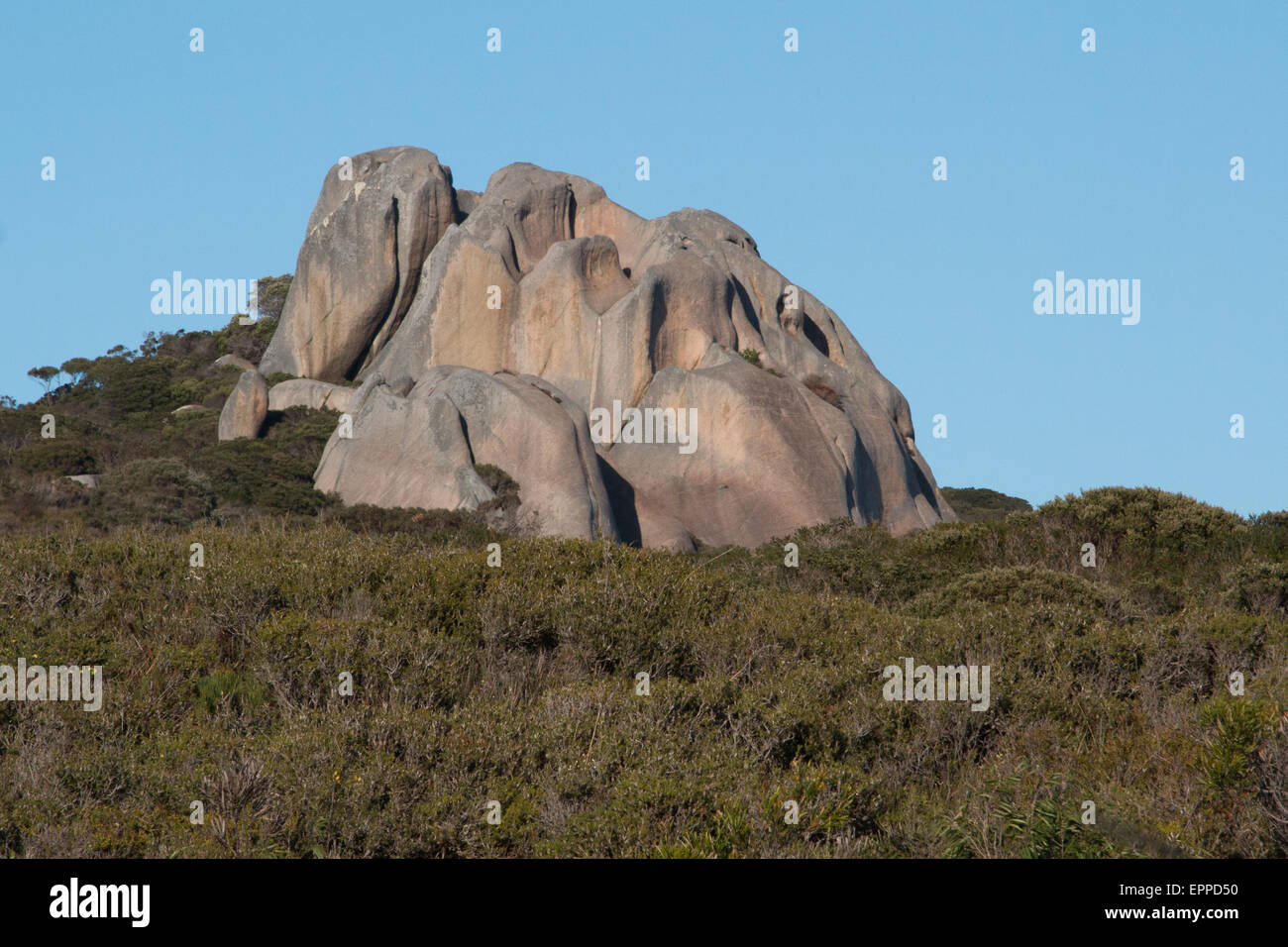 Des formations de roche de granit à Waychinicup National Park, Australie occidentale Banque D'Images