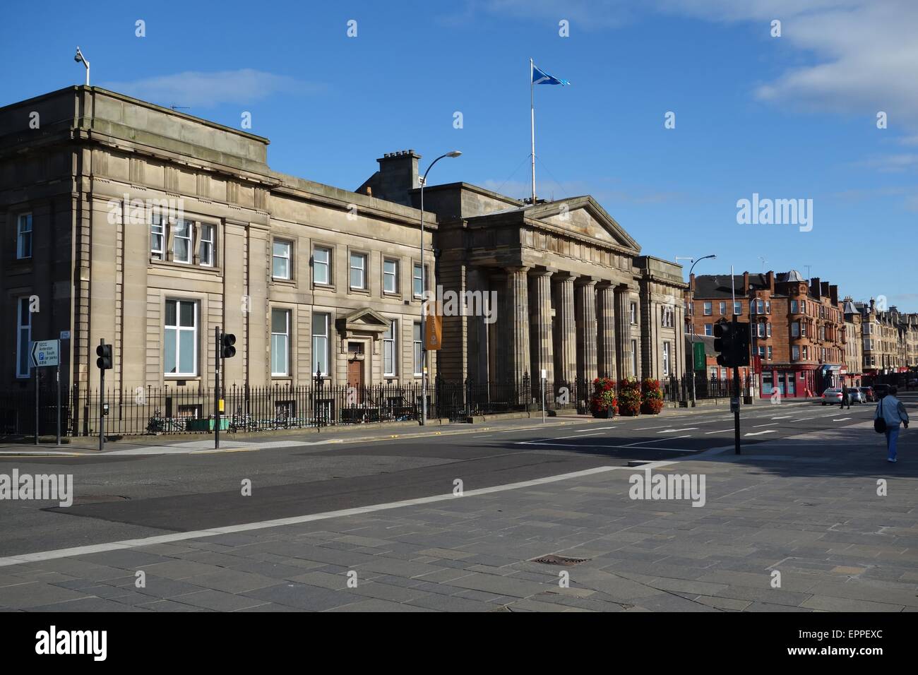 L'ancienne Haute Cour de justicier dans Saltmarket, Glasgow, Écosse, Royaume-Uni, Europe Banque D'Images