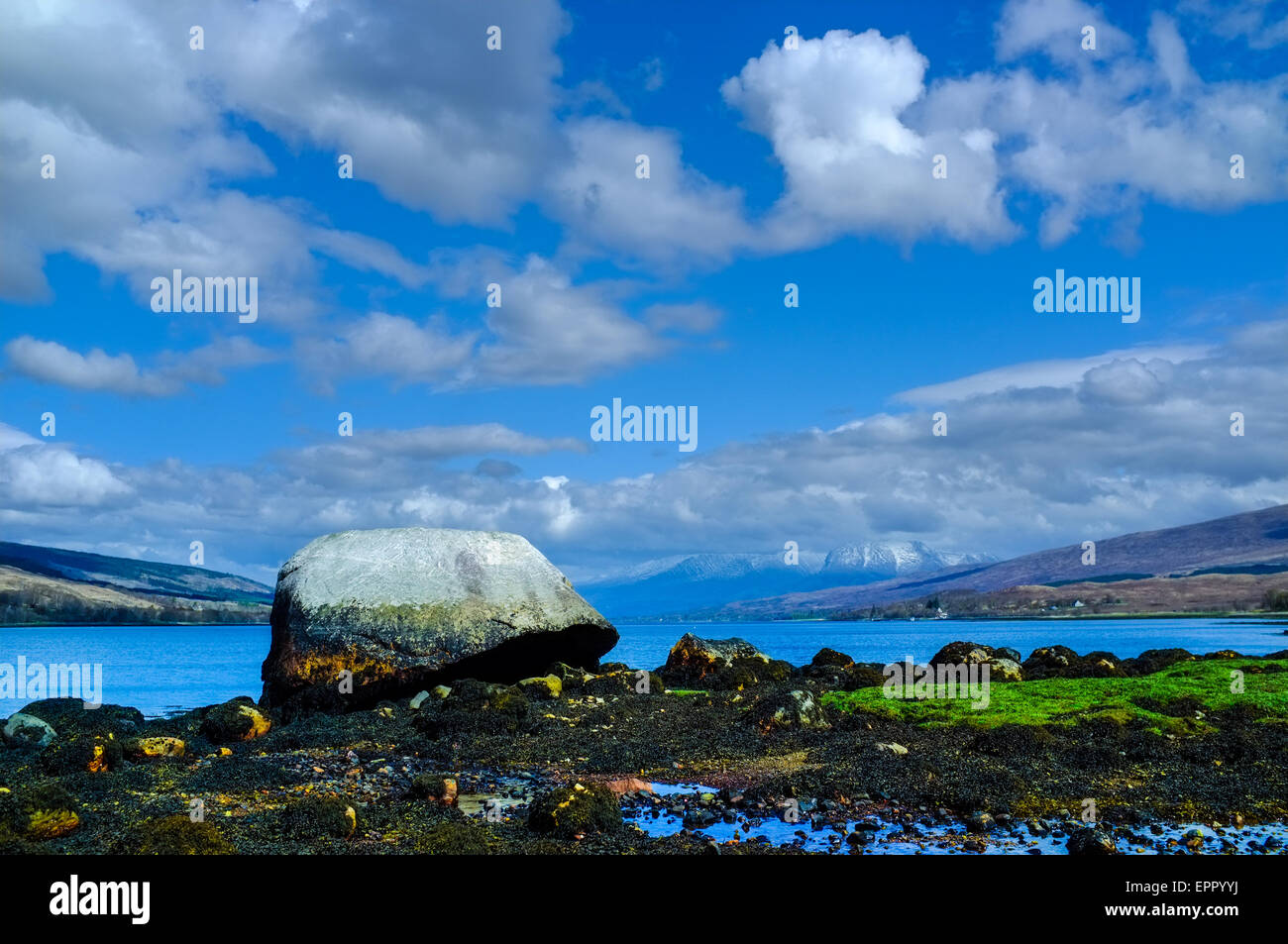 Les rives du Loch Eil, près de Fort William, Écosse. Banque D'Images