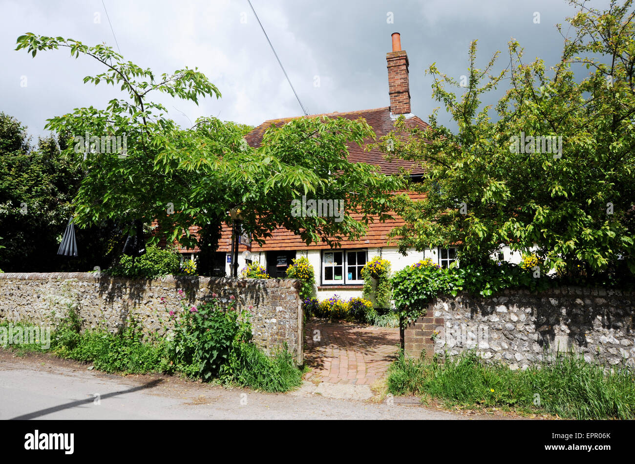 Le centre historique de Kingston pub Juggs village près de Lewes, East Sussex UK Les Juggs est installé dans un cottage du 14e siècle Banque D'Images