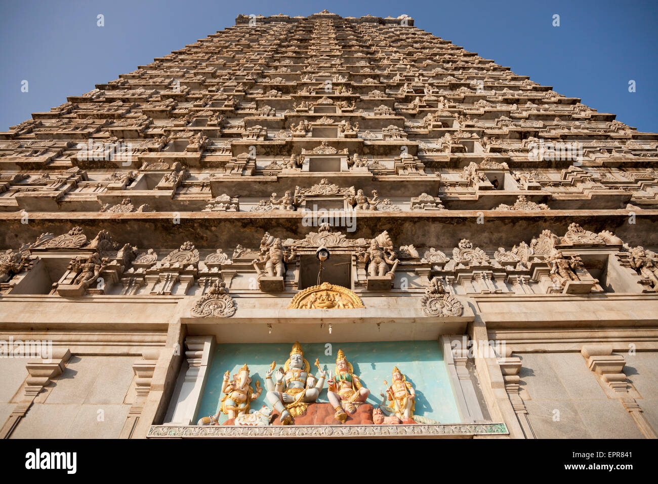 Le géant de gopura Murudeshwar Murudeshwar, temple, Karnataka, Inde, Asie Banque D'Images