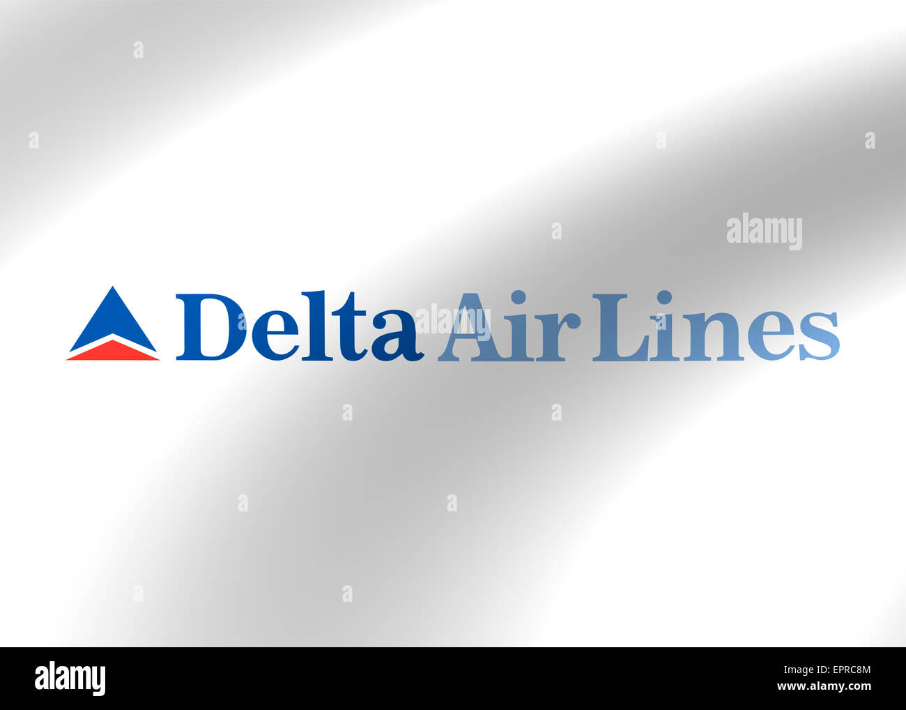 Icône logo de Delta Airlines, symbole du drapeau emblème sign Banque D'Images