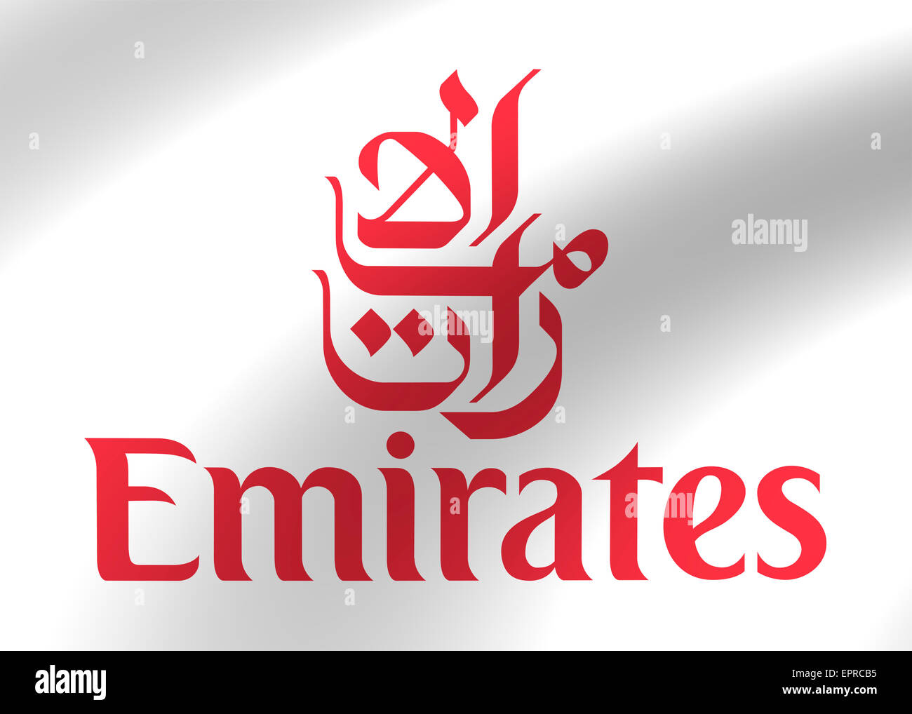 Emirates Airlines icône emblème logo drapeau symbole Banque D'Images