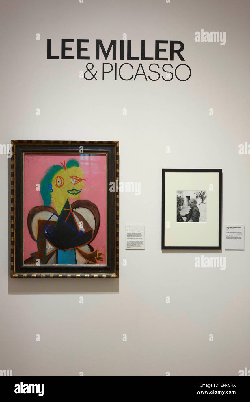 Édimbourg. UK. 21 mai, 2015. Lee Miller et Picasso afficher une exposition en Scottish National Portrait Gallery, du 23 mai au 6 septembre 2015. Credit : Pako Mera/Alamy Live News Banque D'Images