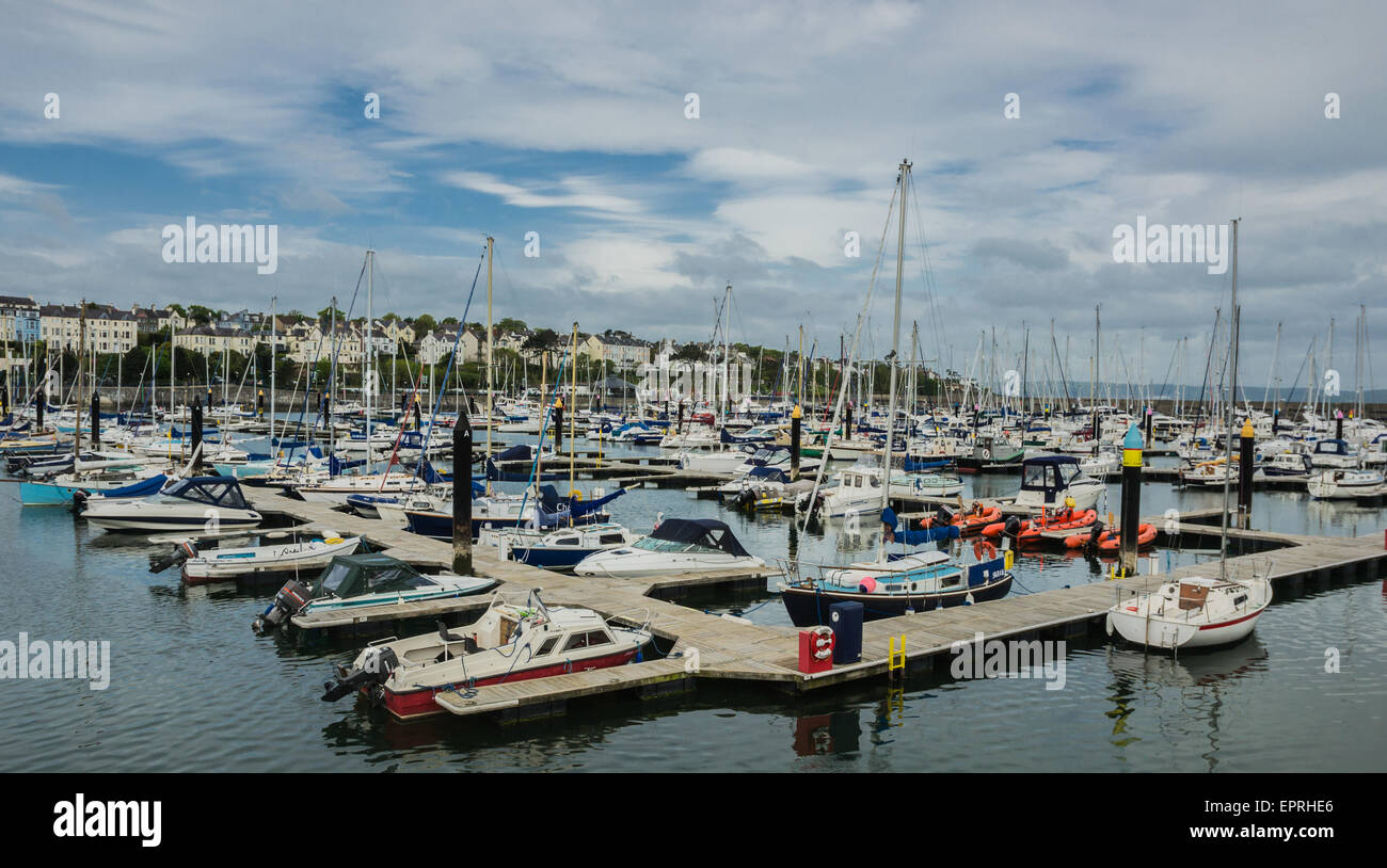 Marina de Bangor Banque D'Images
