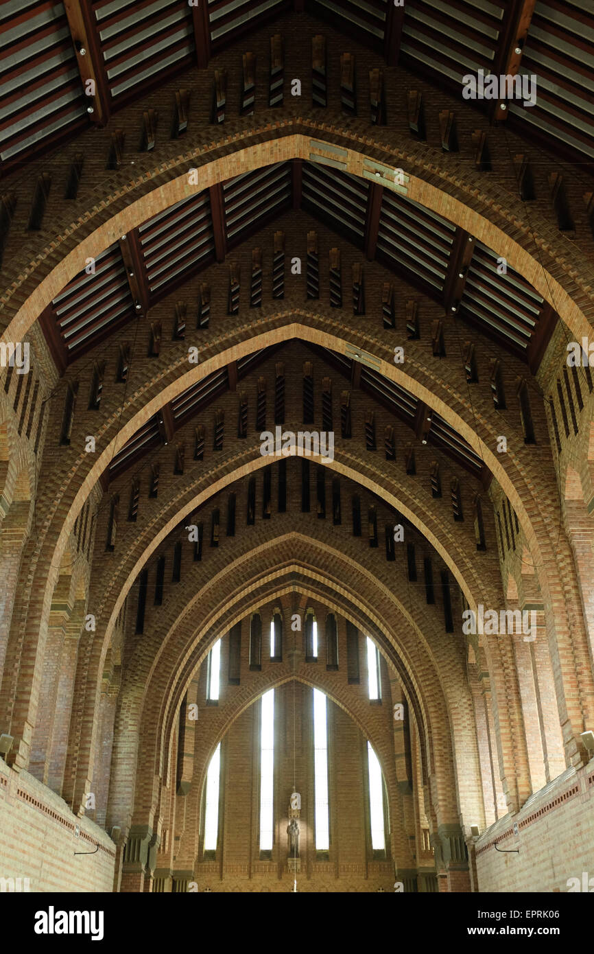 L'Abbaye de Quarr, île de Wight, en Angleterre. Banque D'Images