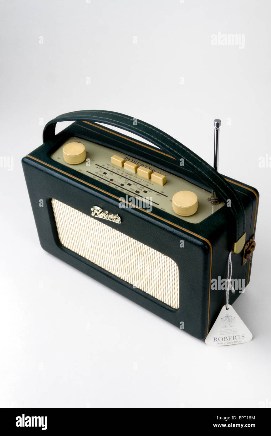 Roberts radio portable rétro Revival Banque D'Images