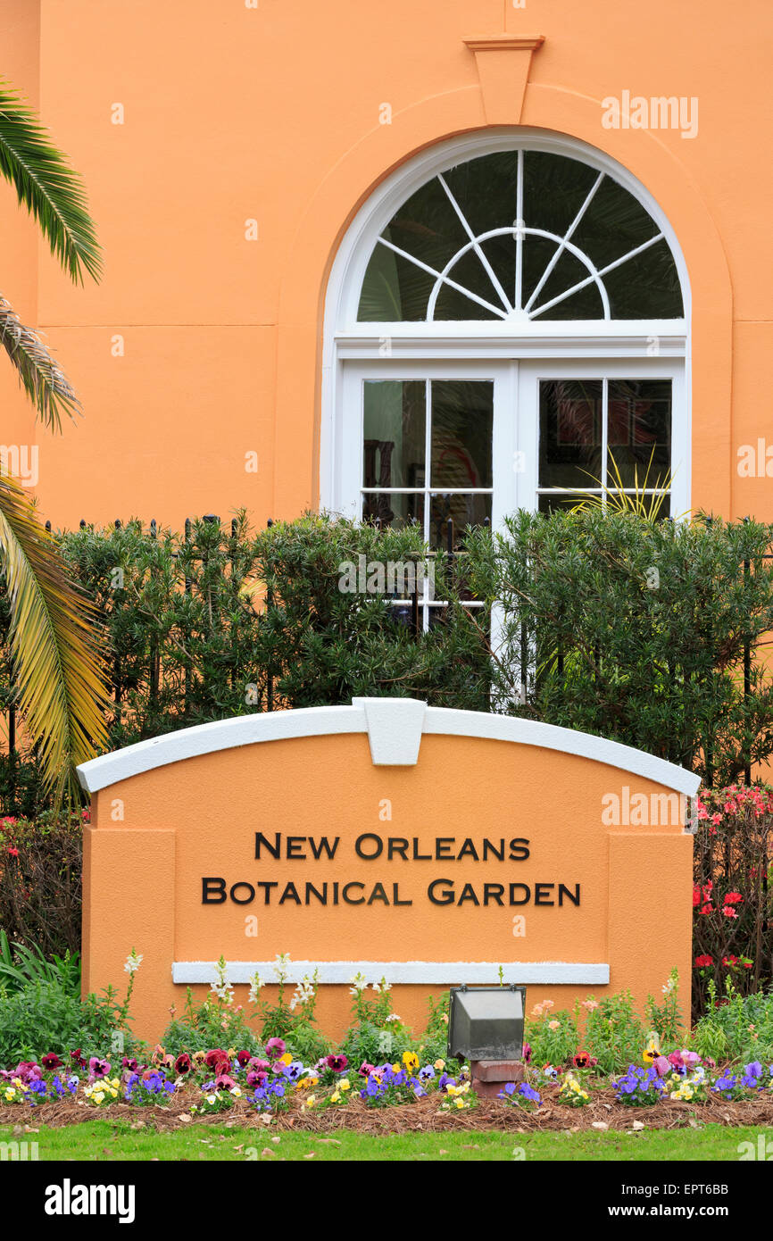 Dans le Jardin botanique du Parc de la ville, La Nouvelle-Orléans, Louisiane, Etats-Unis Banque D'Images