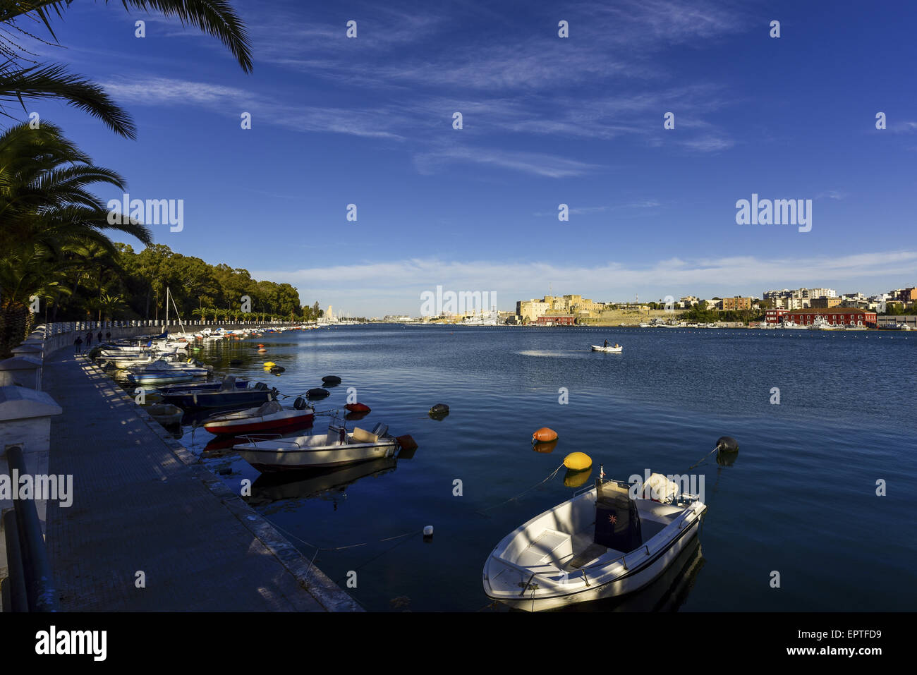 Brindisi, Pouilles, Italie Banque D'Images