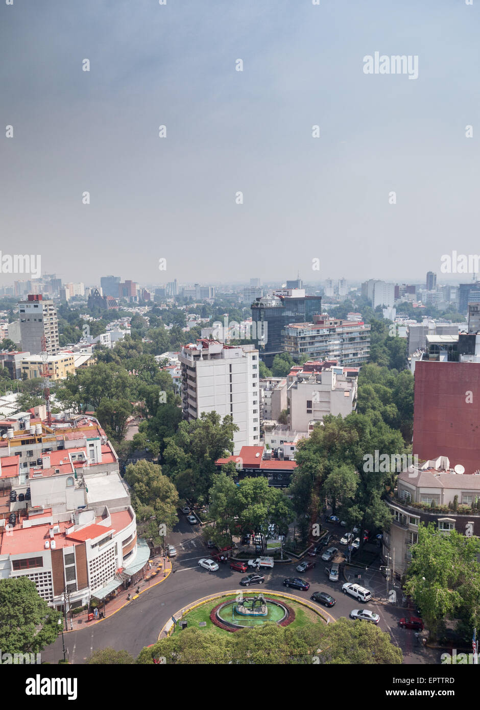 High angle view of a City, Mexico City, Mexico Banque D'Images