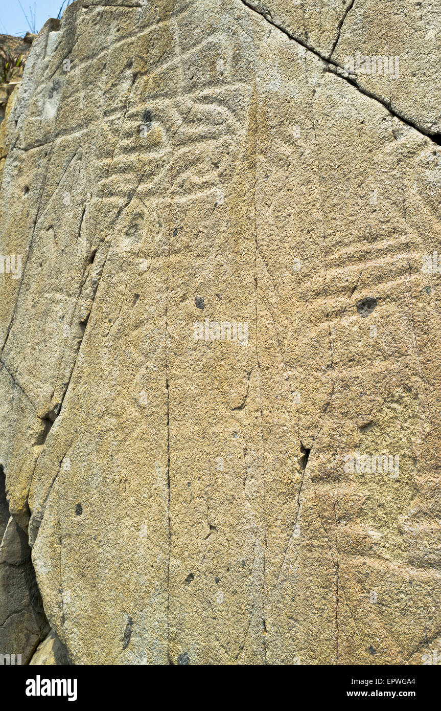 Néolithique dh PO TOI HONG KONG Chine sculptures néolithiques d'art historique chinois Banque D'Images