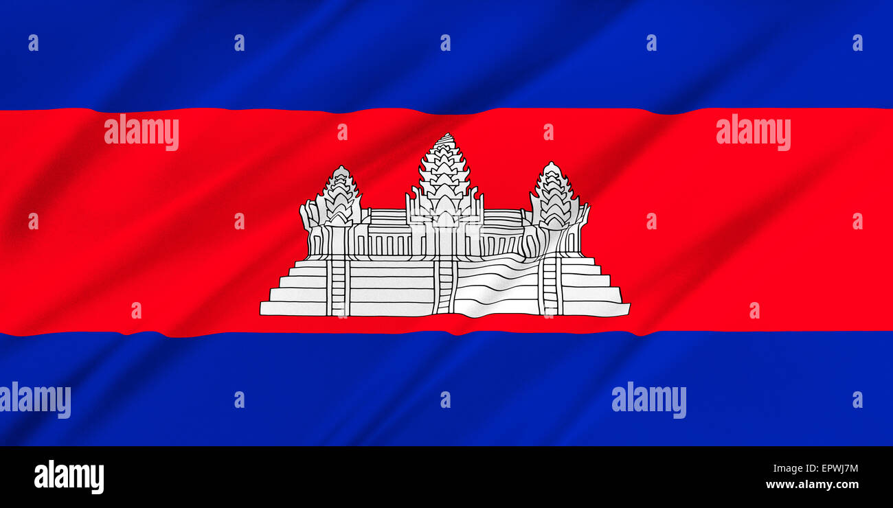 Pavillon du Cambodge Banque D'Images