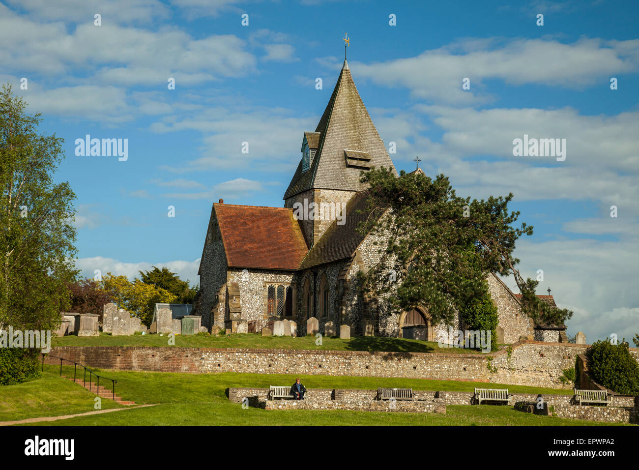 St Margaret's Church in Ditchling, East Sussex, Angleterre. Banque D'Images