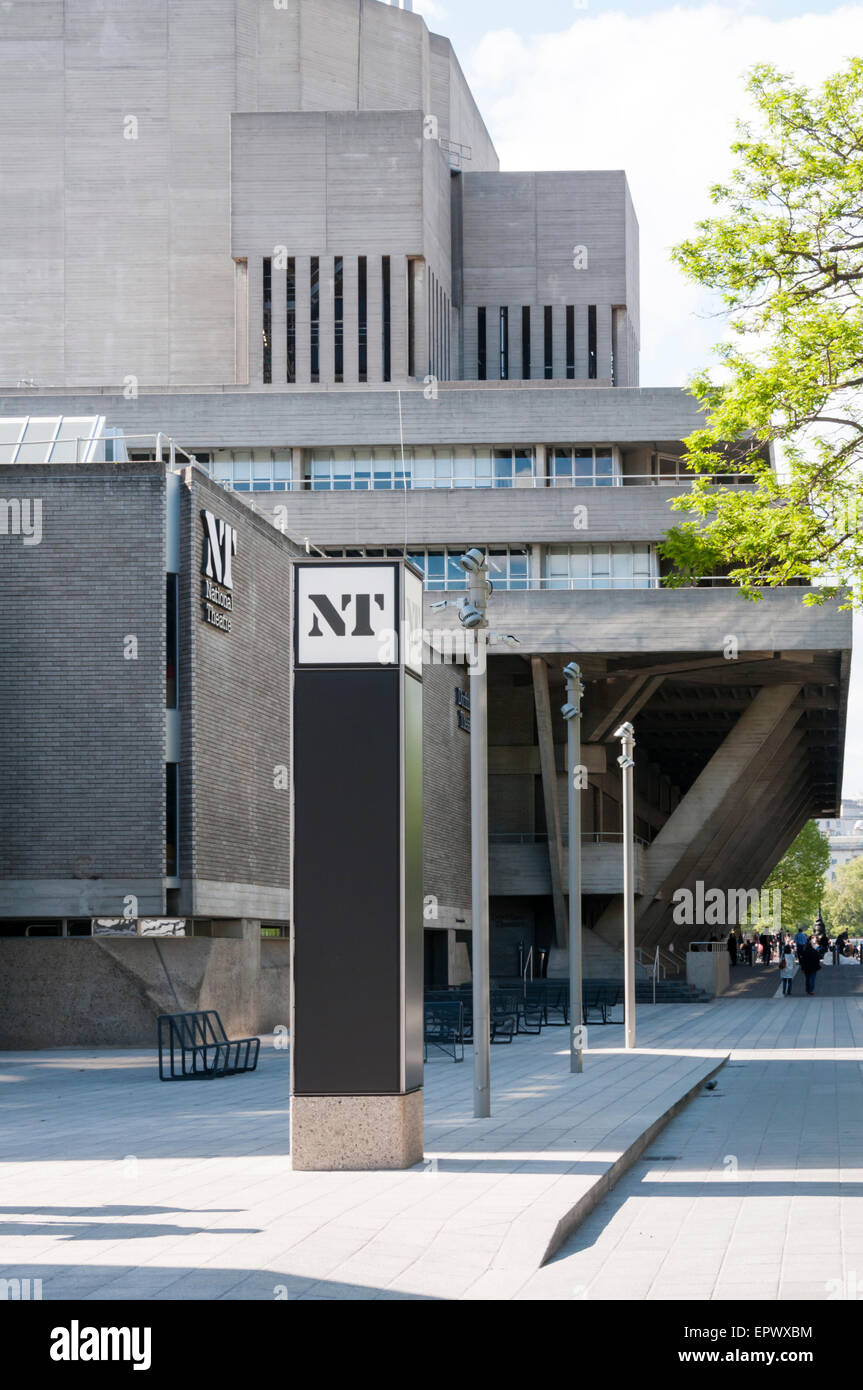 Le Royal National Theatre, South Bank, Londres, Angleterre Banque D'Images