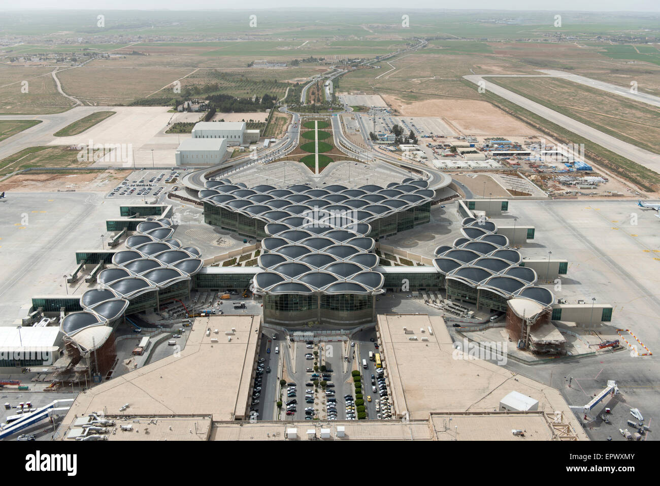L'Aéroport International Queen Alia, Amman, Jordanie Photo Stock - Alamy