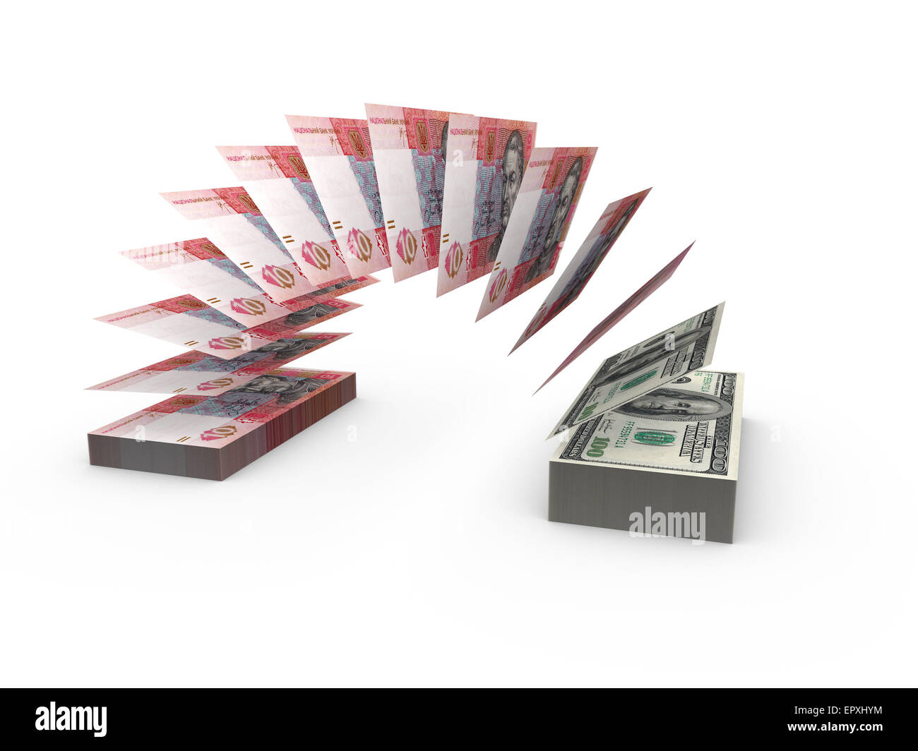 Billets avion. 3d concept. Banque D'Images