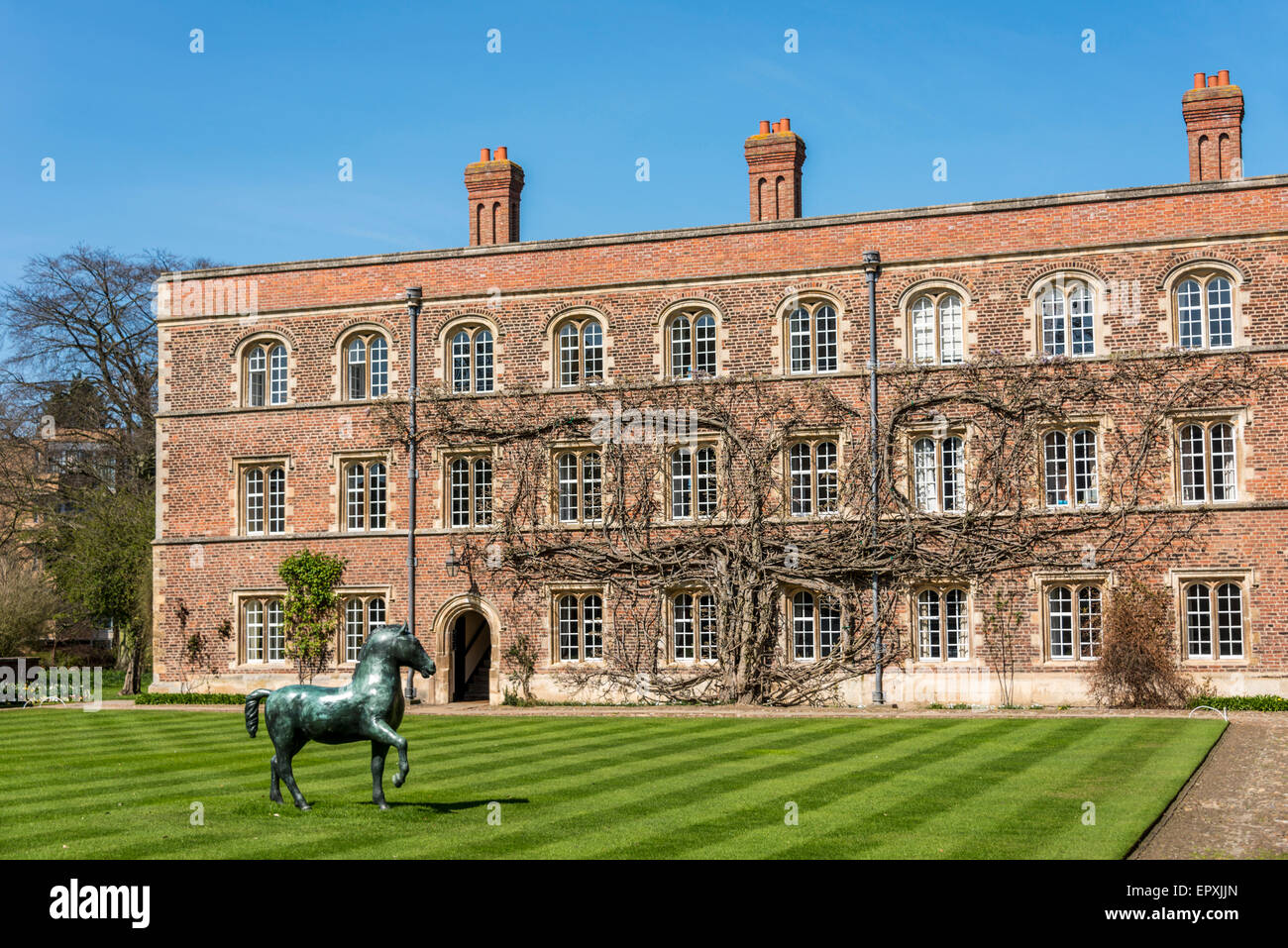 Jesus College est un college de l'Université de Cambridge Banque D'Images