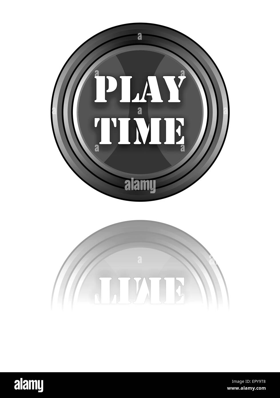 Jouer un moment amusant boutons. Banque D'Images