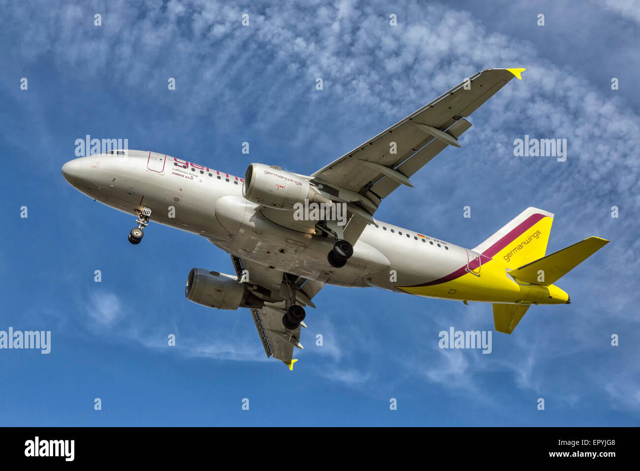 Avion germanwings avion volant Banque de photographies et d’images à