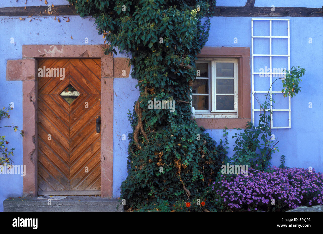 DEU, Allemagne, Mannheim, house dans le quartier seckenheim. DEU, Deutschland, Mannheim, Haus im alten Ortskern des Stadtteil Banque D'Images