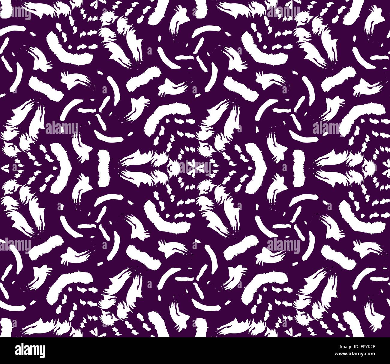 Peint à la main modèle homogène. Illustration de Vecteur