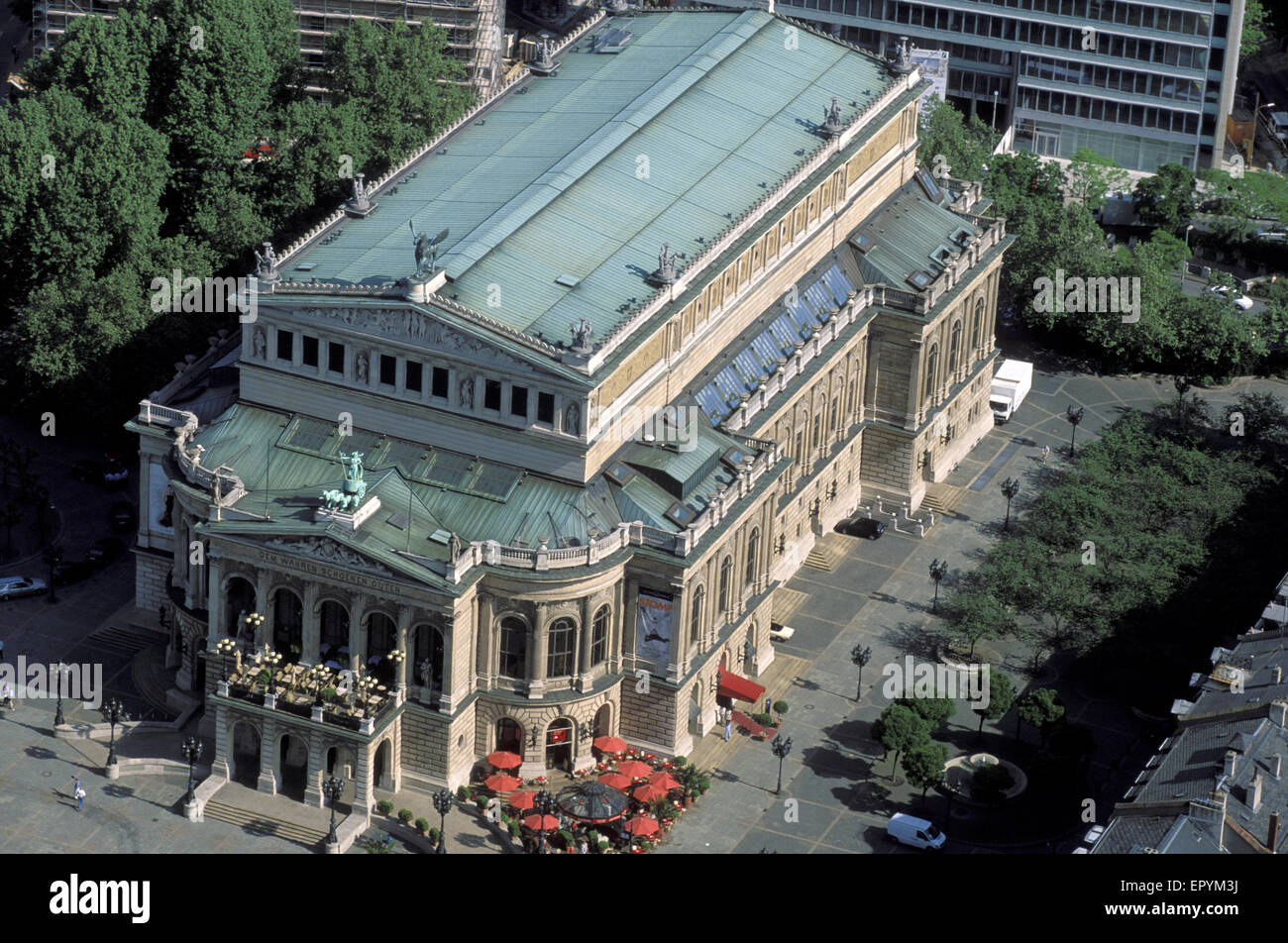 DEU, Allemagne, Hesse, Francfort, l'ancien opéra. DEU, Deutschland, Hessen, Frankfurt am Main, die Alte Oper. Banque D'Images