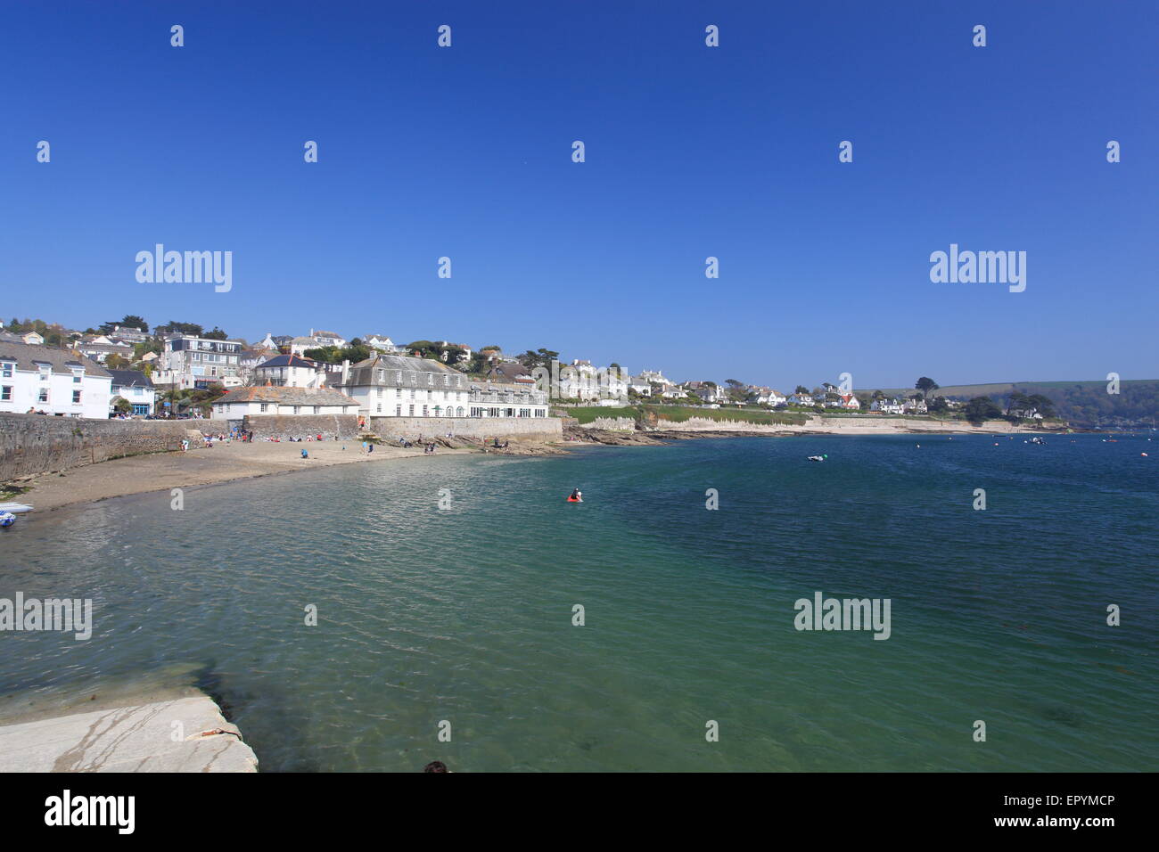 St Mawes, sur la côte sud de la Cornouailles en Angleterre. Banque D'Images