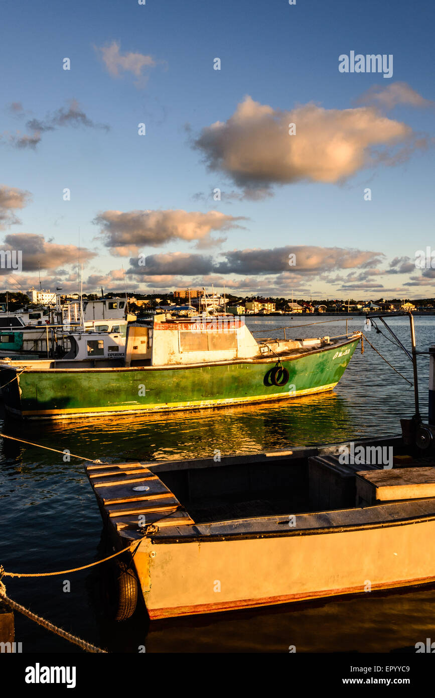 Des bateaux de pêche, le port de Saint John's, Antigua Banque D'Images