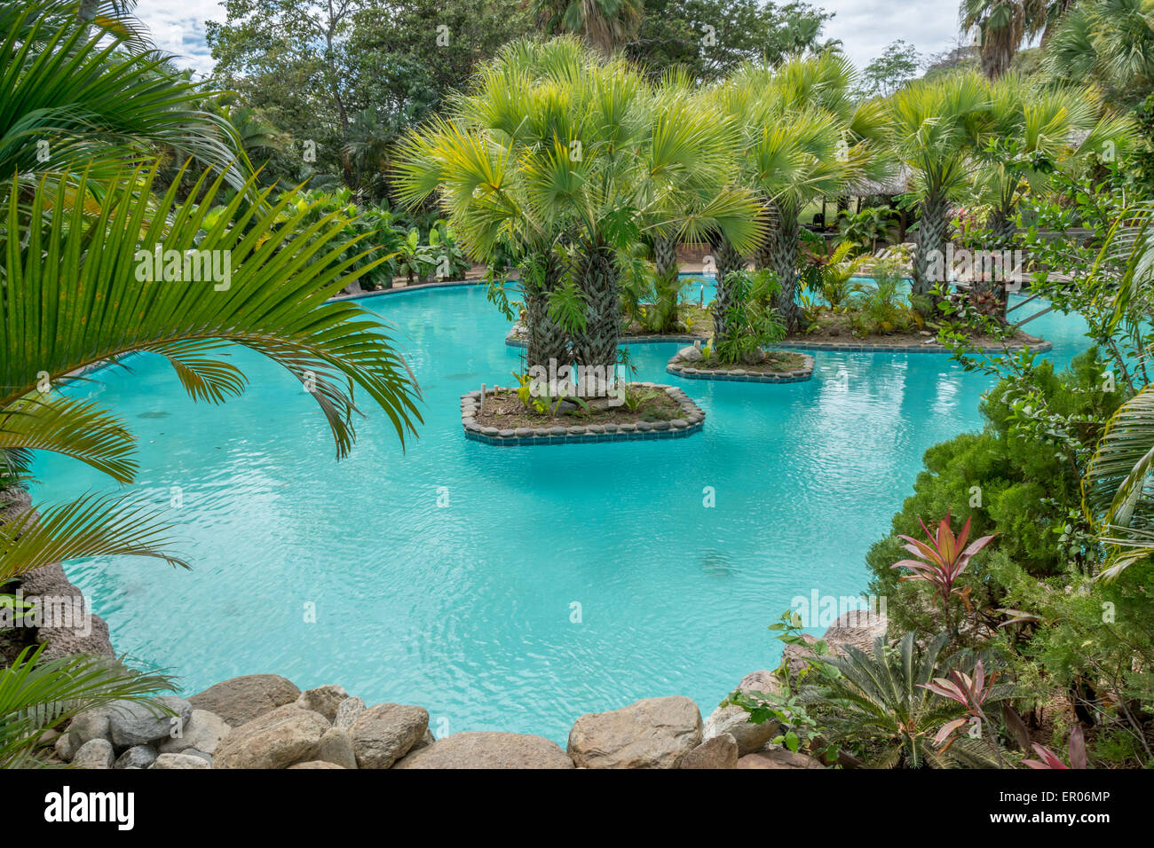 La piscine de l'établissement une équipe ministérielle au Guatemala Banque D'Images