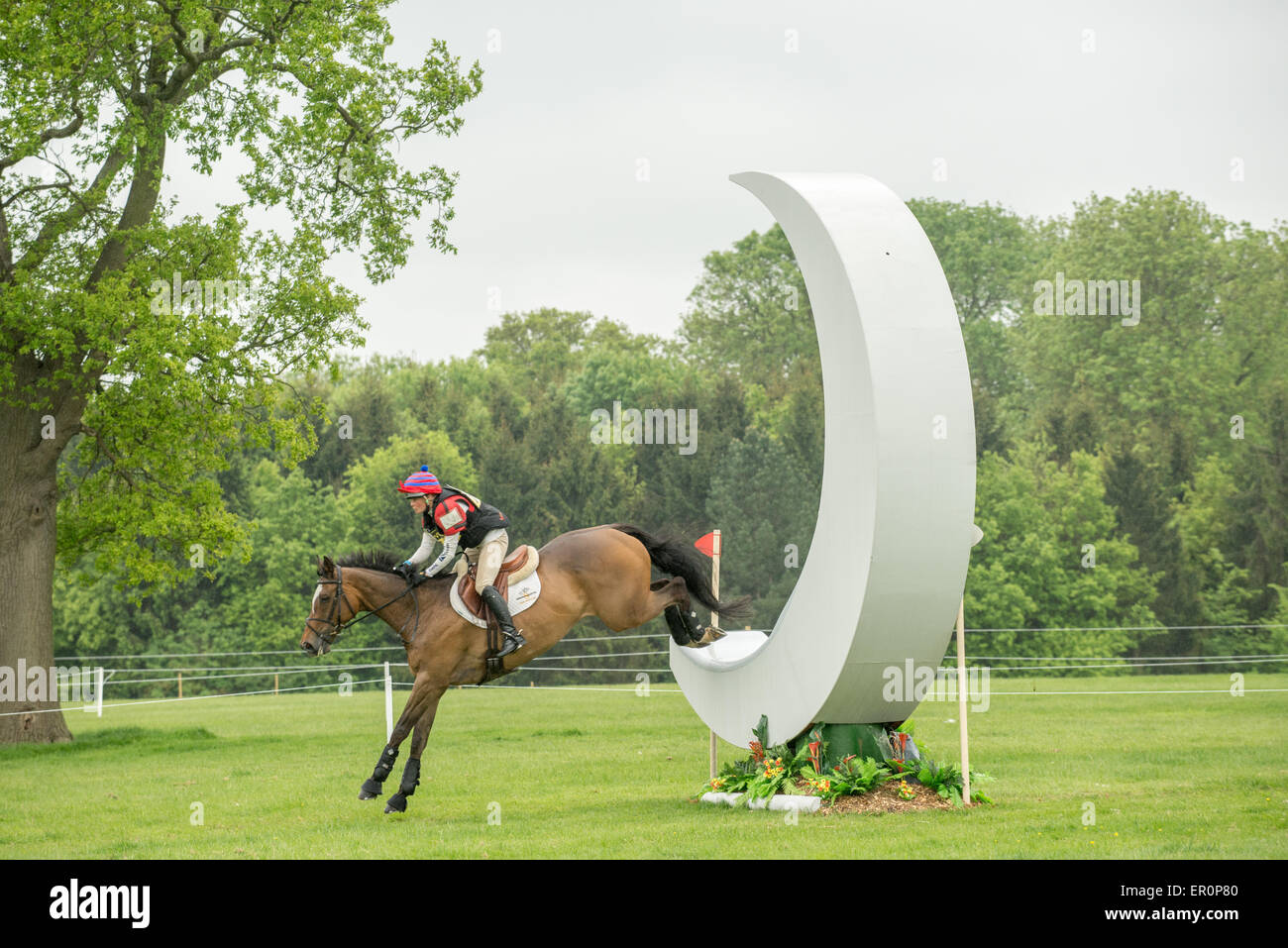 International Horse Trials, le château de Rockingham, Corby, Angleterre, 2015. Banque D'Images