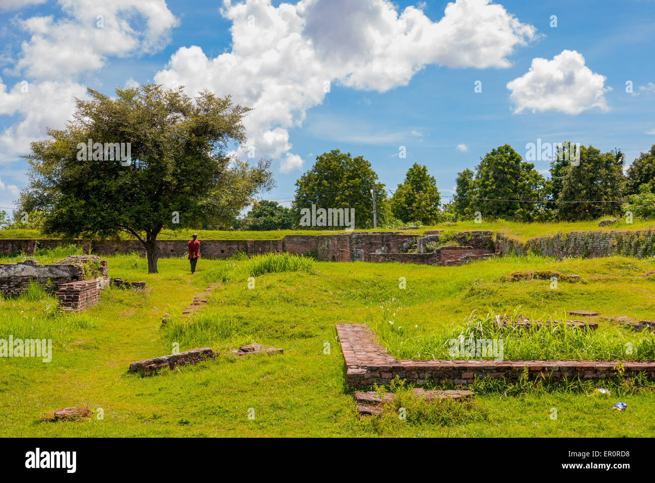 Palais de Surosowan, un patrimoine culturel de la période du Sultanat de Banten situé dans une région maintenant appelée Banten Lama (ancienne Banten) à Serang, Banten, Indonésie. Banque D'Images