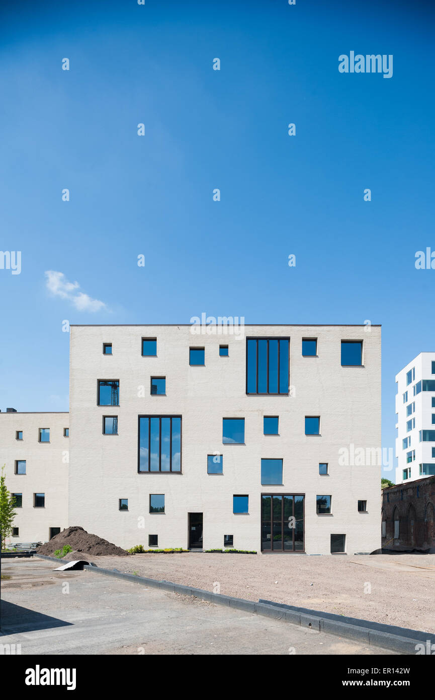 Belgique, Anvers, Axel Vervoordt Kanaal par projet en construction Banque D'Images